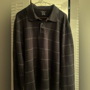 Van Heusen men’s long sleeve golf shirt